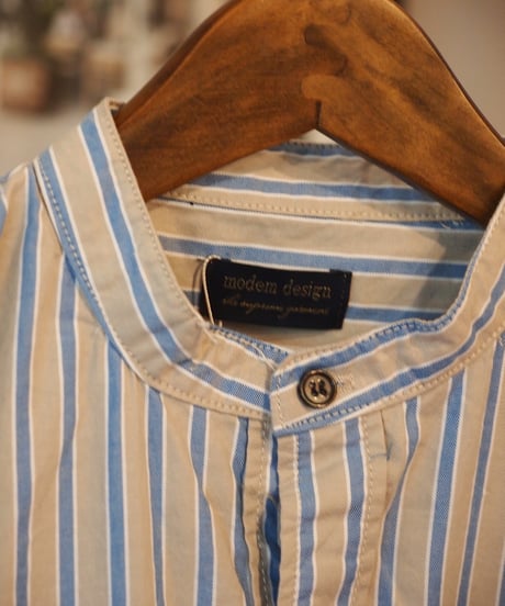 "MODEM DESIGN" Stand Collar Shirts