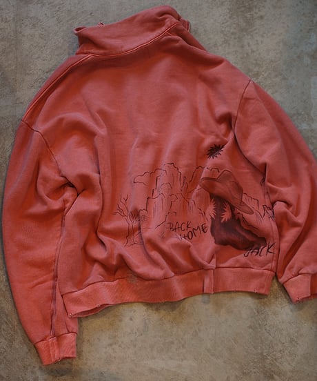 "work of art KENDAI" Half Zip Sweat Shirts