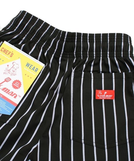 "COOKMAN" Chef Pants[Pin Stripe/Black]