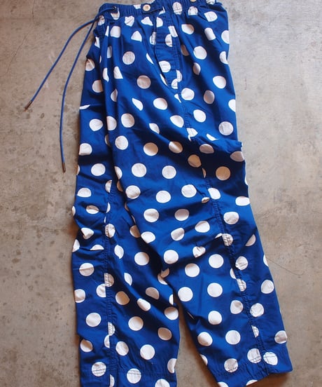 "IMPRESTORE" Polka Dot Trousers/Shorts[NAVY]