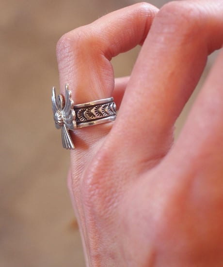 "Delayne Reeves(NAVAJO)" Thunderbird Ring