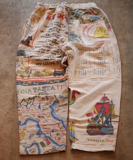 "Mr.RemakeMan."Vintage Tapestry Remake Easy Pants.①[Size:2(M)]