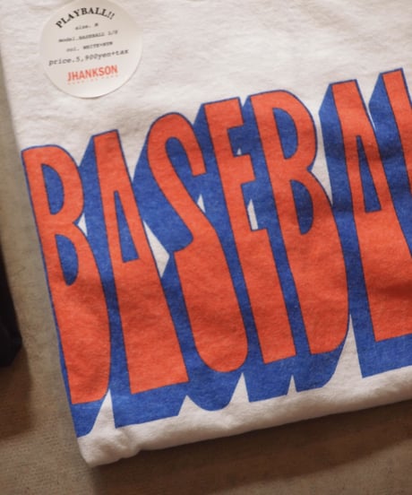 再入荷！"JHANKSON" Baseball L/S Tee