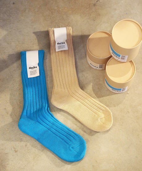 "decka Quality Socks"Cased Heavyweight Plain Socks