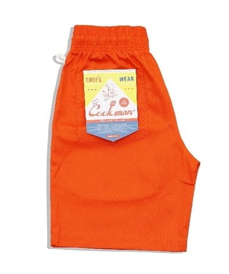 "COOKMAN" Chef Pants Short [Orange]