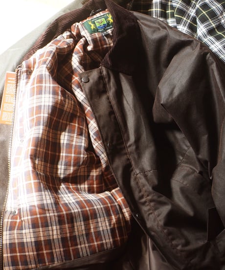 "ROCKALL"BOLTON WAXED PADDED JACKET