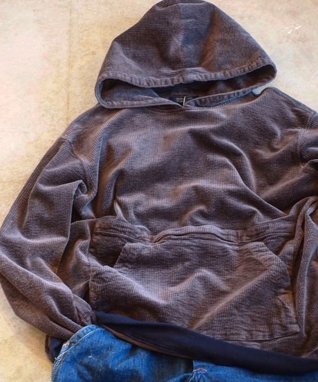 "MODEM DESIGN" Corduroy Pull Over Parka
