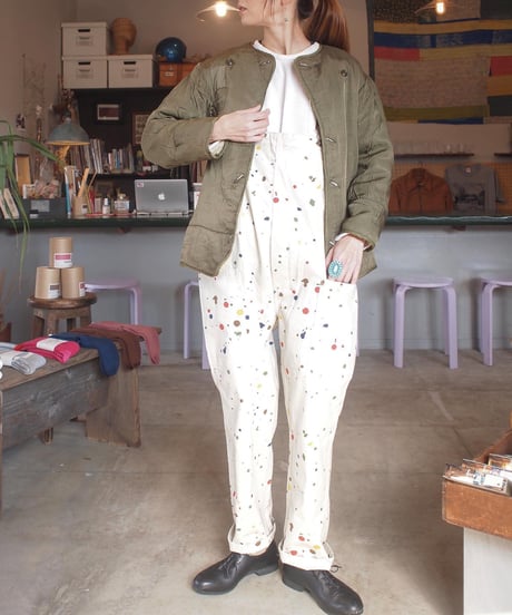 "COOKMAN"Fisherman's Bib Overall 「Sauce Splash」