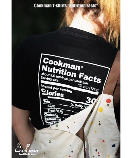 "COOKMAN" Short Sleeve Tee[Nutrition Facts]