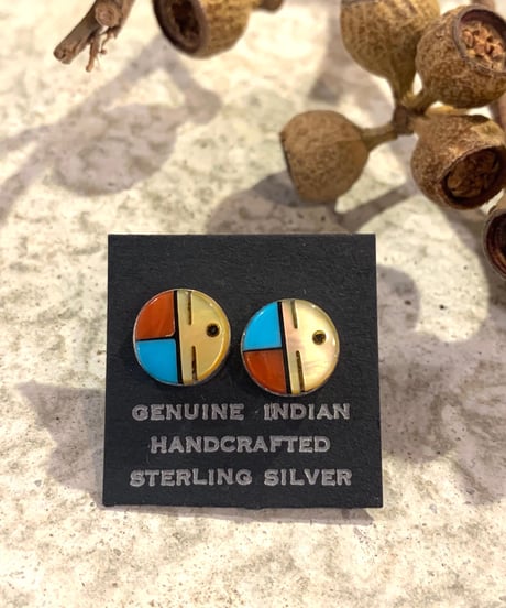 "ZUNI" Inlay Earring