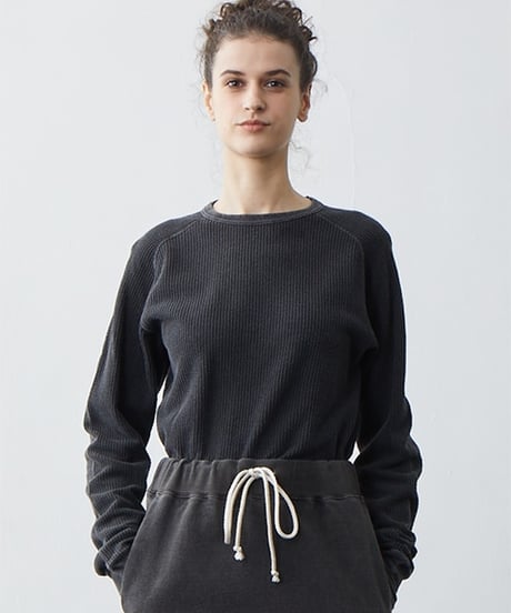 "GOOD ON"LONG SLEEVE RIB KNIT