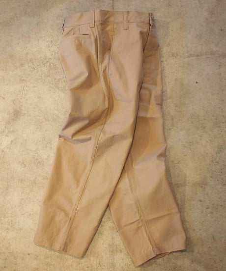 "CRANK PROJECTS" Cotton Serge Fat Pants