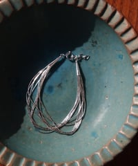 "NAVAJO"Sterling Liquid Silver Bracelet