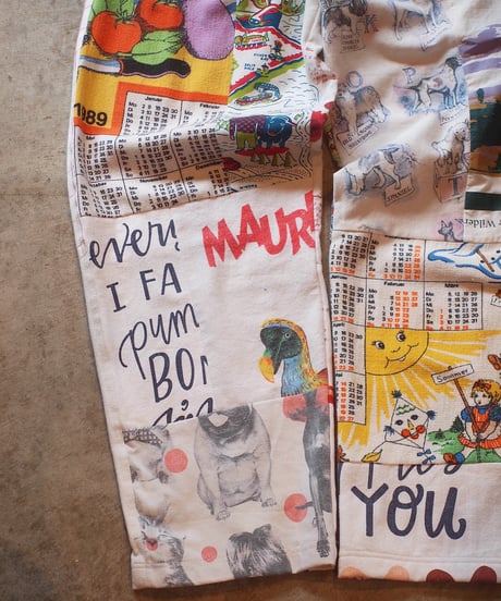 "Mr. Remake Man" Vintage Tapestry Remake Easy Pants