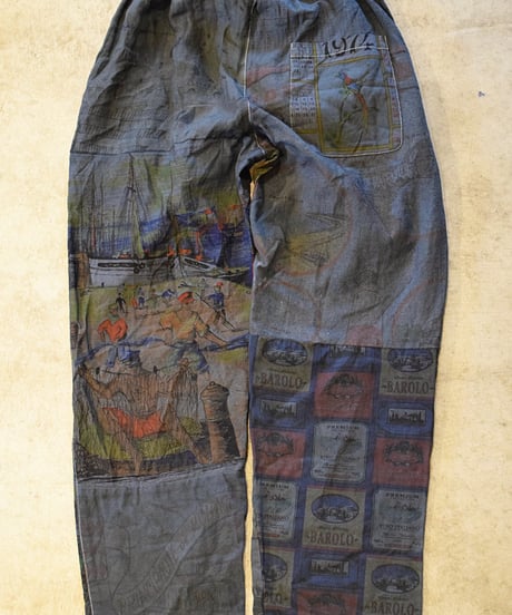 "Mr.Remake man" Used Tapestry Remake Easy Pants[Size:2(M)]
