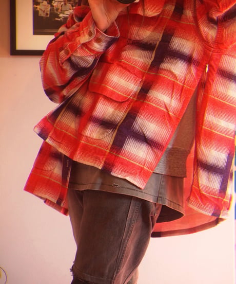"IMPRESTORE"「J.FOX」Printed flannel shirts
