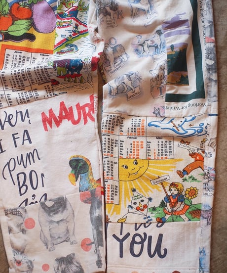 "Mr. Remake Man" Vintage Tapestry Remake Easy Pants