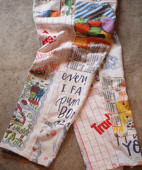 "Mr. Remake Man" Vintage Tapestry Remake Easy Pants