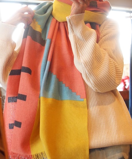 "SUBLIME" PATTERN MERINO STOLE