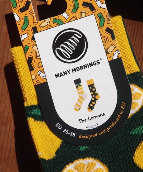 "MANY MORNING" Regular Socks