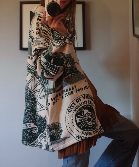 "Big P. Remake Product" U.S. Rug Remake Jacket