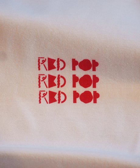 "RED POP" Short Sleeve Tee