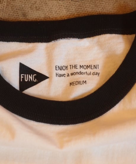 "FUNG" Shorts Sleeve Ringer Tee[H.C.A]