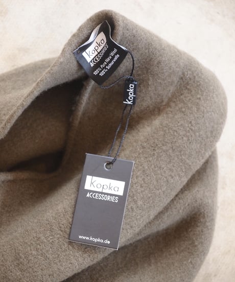 "Kopka"Woollen Clochard Hat[Color:KHAKI]