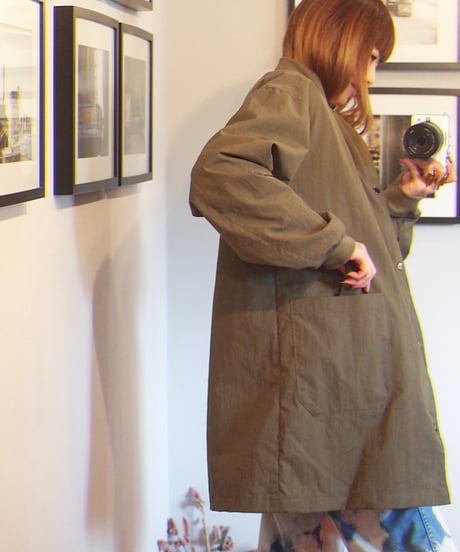 "MODEM DESIGN" Stand Collar Jacket with Liner