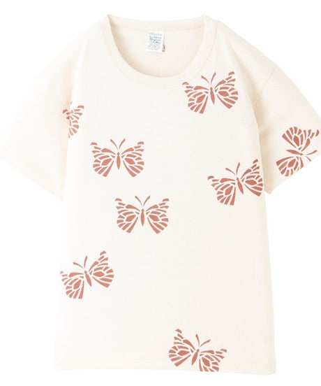 "S.O.S. from Texas"×"CONTINUUM"[Nouveau Butterfly] Short Sleeve Crew Tee