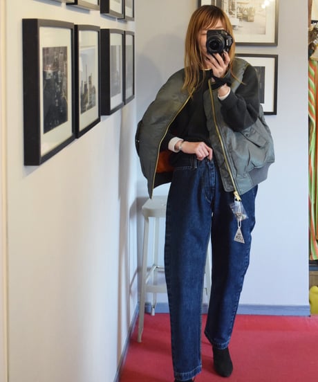 "THRIFTY LOOK"「 ROTHCO」MA-1 Black Panther Vest