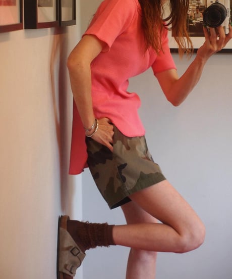 "FRENCH ARMY"CCE Camo Shorts