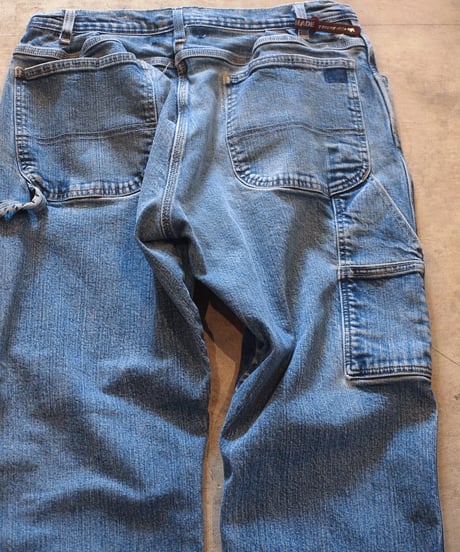 "SUNNY SIDE UP" Re Denim Painter Pants