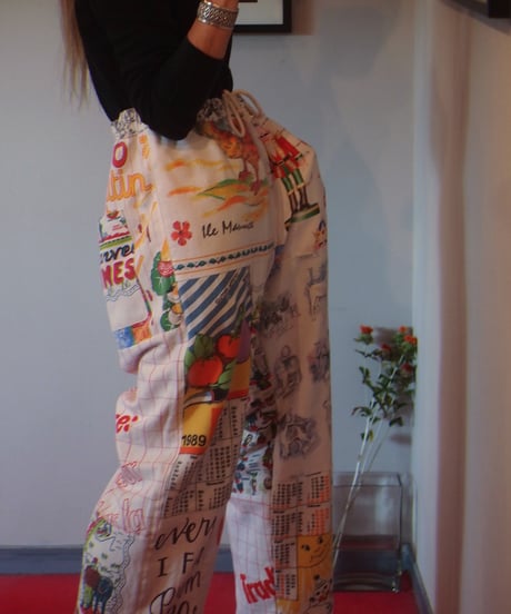 "Mr. Remake Man" Vintage Tapestry Remake Easy Pants