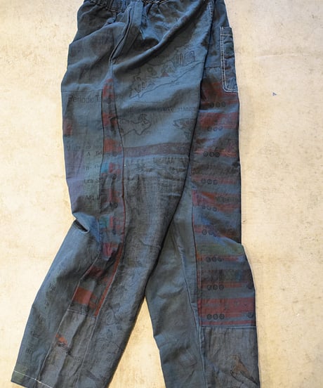 "Mr.Remake man" Used Tapestry Remake Easy Pants[Size:3(L)]