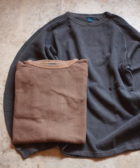 "GOOD ON"LONG SLEEVE RIB KNIT