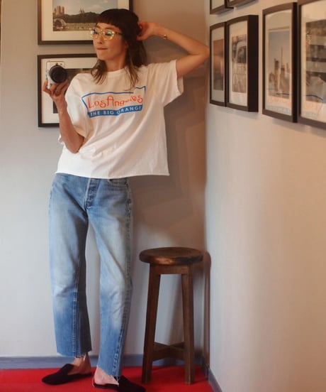 "THE DAY ON THE BEACH"Cut Off Tee