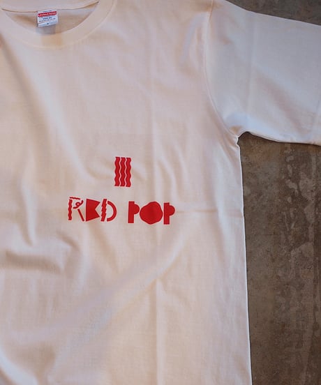 "RED POP" Short Sleeve Tee