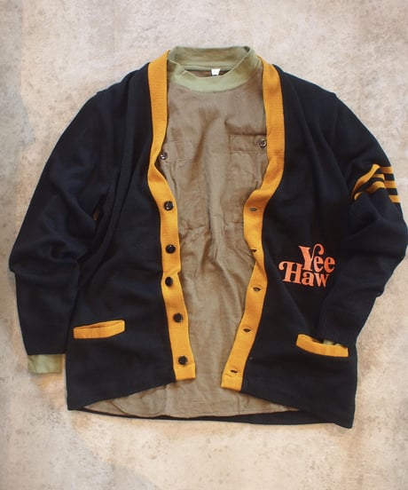"THE DAY ON THE BEACH" Lettered Cardigan