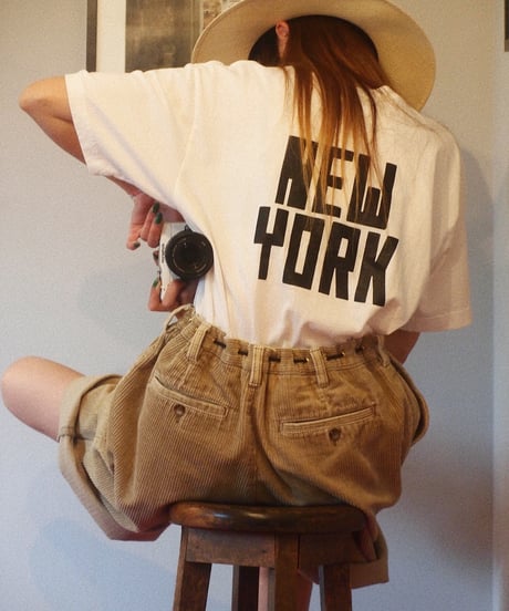 "FUNG"Cut Off Short Sleeve Tee