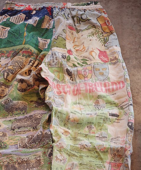 "Mr.RemakeMan."Vintage Tapestry Remake Easy Pants.②[Size:3(L)]