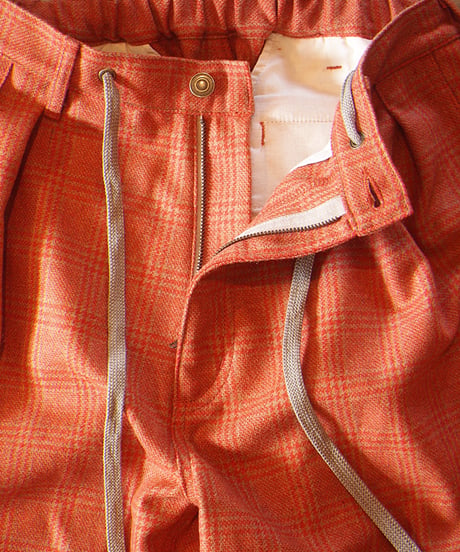 "Nasngwam"LUMBER TUCK PANTS