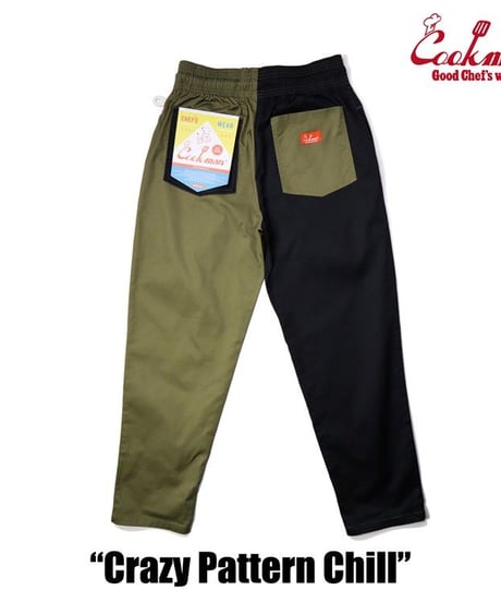 "COOKMAN" Chef Pants[Crazy Pattern Chill]