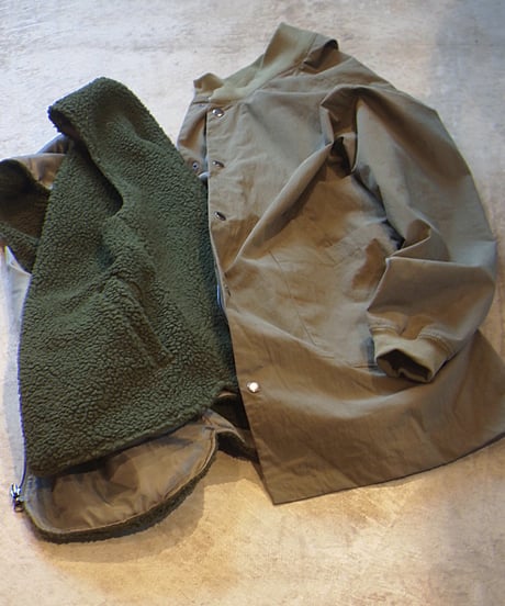 "MODEM DESIGN" Stand Collar Jacket with Liner