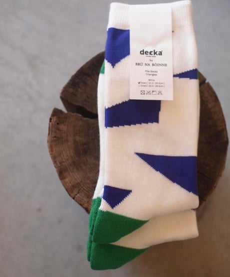"DECKA QUALITY SOCKS BY BRU NA BOINNE"Pile Socks/Triangles