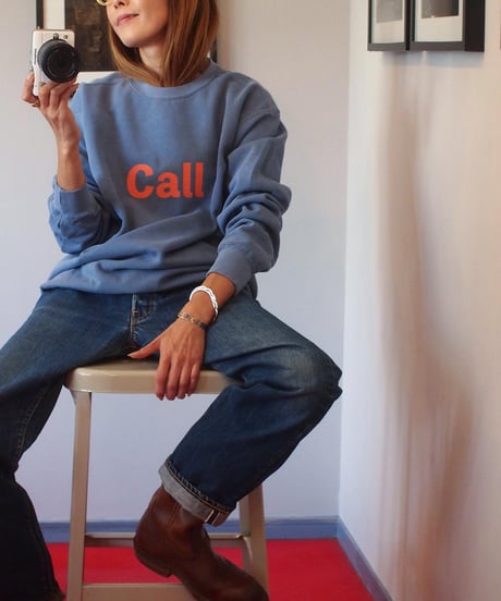 "MODEM DESIGN" Pigment Dye Logo Sweat