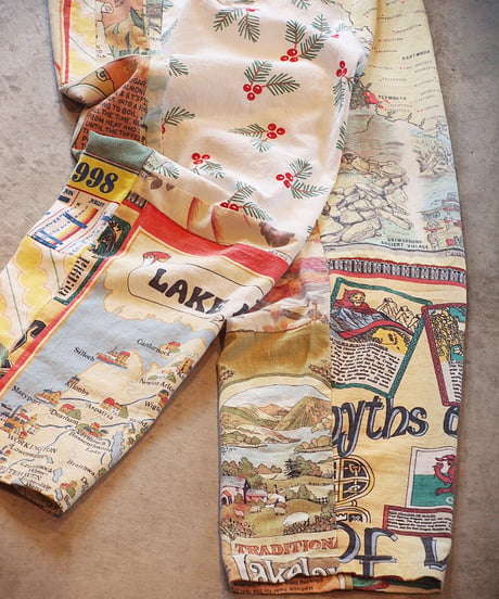 "Mr.RemakeMan."Vintage Tapestry Remake Easy Pants.④[Size:3(L)]