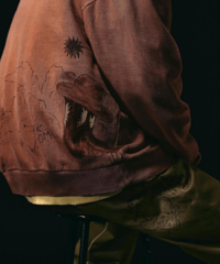 "work of art KENDAI" Half Zip Sweat Shirts