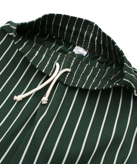 "COOKMAN" Chef Pants[Pin Stripe/Dk.Green]