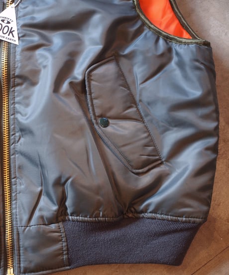 "THRIFTY LOOK"「 ROTHCO」MA-1 Black Panther Vest